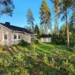 Villa Salme, hirsimökki Taivalkosken Jokijärvellä